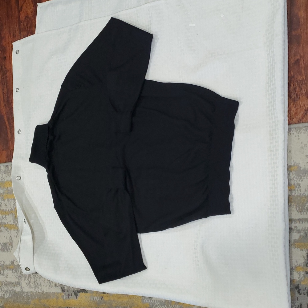 Flawed Suitsupply 100% Merino Wool Classic Black Turtleneck Sweater - Picture 6 of 14